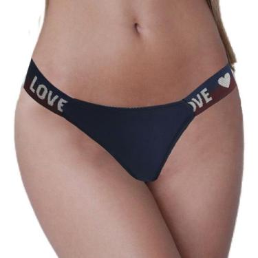 Imagem de Kit 5 Calcinhas Tanga em Ribana My Colors - Boka Love Lisa, Unico, Var
