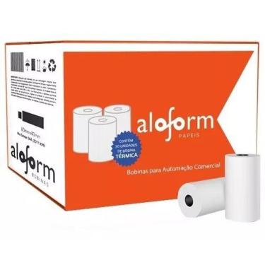 Imagem de Bobina Térmica Branca 80x40 Caixa C/ 30 Unidades - ALOFORM