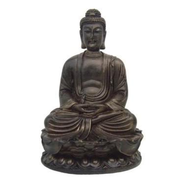 Imagem de BUDA HINDU Pequeno MEDITANDO Cor Ouro Velho - Decore Casa