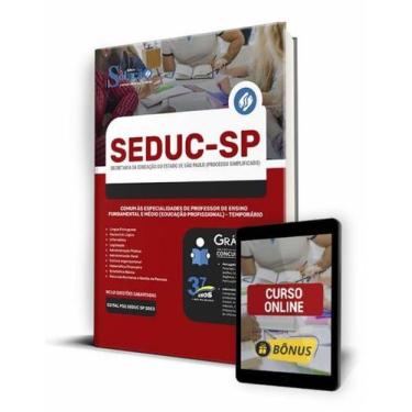 Imagem de Apostila SEDUC-SP - Comum Professor de Ensino Fundamental e Médio (Edu