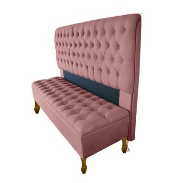 Imagem de Kit Cabeceira + Recamier Baú Iza Para Cama Box Casal Padrão 138 Cm - S