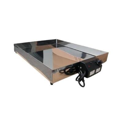 Imagem de  marmiteiro elétrico de mesa para 12 marmitas - Magfryer Inox , 220V