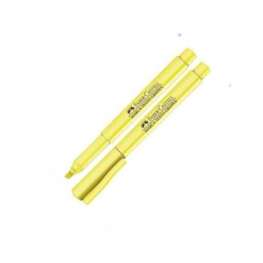 Imagem de Caneta Marca Texto Cores Pastel Faber-Castell Grifpen, Amarelo Pastel