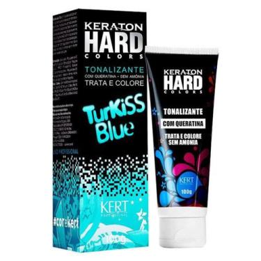 Imagem de Keraton Hard Colors Tonalizante Turkiss Blue 100g - Kert