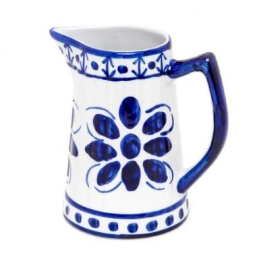 Imagem de Jarra feita e Pintada a mão - 870 Ml - colonial - Monte Siao - Porcela