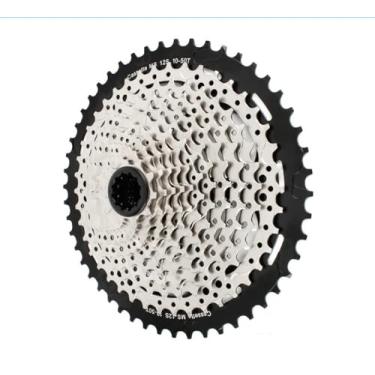Imagem de QHQKR Cassete MTB de 12 velocidades para Micro Spline Hub 12 velocidades MS Cassete 10-50T/52T BTT 12 velocidades ultra-leve Mountain Bike Cassete para Shimano M7100 M8100 XTR M9100 (12 velocidades