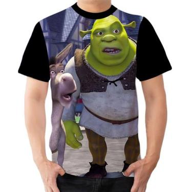 Imagem de Camiseta Camisa Ads Shrek Burro Dreamwords 3 - Fabriqueta, M