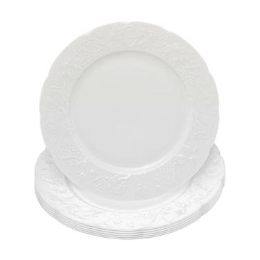 Imagem de WOLFF - Conjunto 6 Pratos Rasos de Porcelana Limoges Vendange 27cm