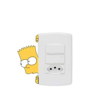 Imagem de Adesivo Interruptor Bart Simpson - Lojinha da Luc Adesivos