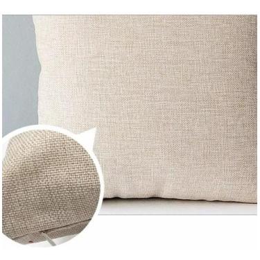 Imagem de Capa para Almofada Decorativa em Linho Crú 40x40cm - Menedecor