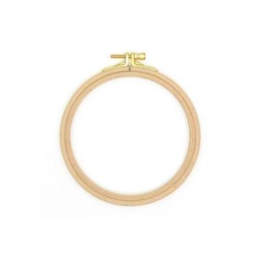 Imagem de Bastidor de Madeira com Regulador para Bordado - Nurge, Nº 2 - 13CM