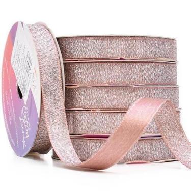 Imagem de Fita de Cetim com Lurex Prata Nº 02 10mm com 10 Metros - Cinderela, 15