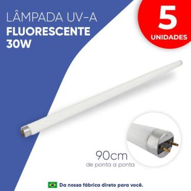 Imagem de 5 Lâmpadas Fluorescente UV-A 30W - Master Light
