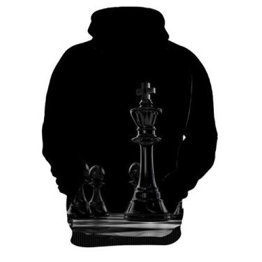 Imagem de Moletom Casaco Jogo Tabuleiro Xadrez Rei Torre Rainha HD 9 - Enjoy Sho