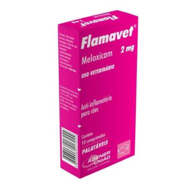 Imagem de Flamavet 2mg 10 comp Agener Antinflamatório