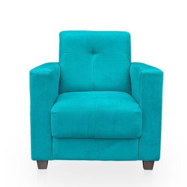 Imagem de Poltrona Cadeira para Sala Confortável Reforçada Veneza Suede - BelarS