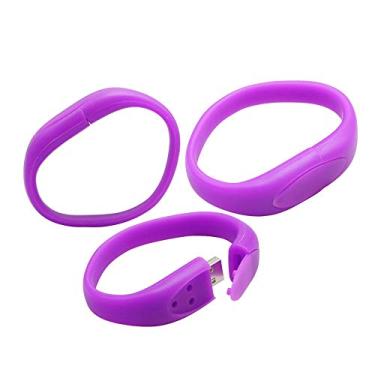 Imagem de Pulseira de 64 GB Modelo USB Flash Drive Memory Stick PenDrive Pen Drive 3.0 USB Flash Disk Memory Stick U Disk Drive USB (Roxo)