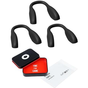 Imagem de OWORK 3 pares de protetores de nariz para óculos de sol de silicone ultra macio para Oakley Split Shot OO9416/Split Time OO4129/Crossrange OO9361/Targetline OO9397, kit de reposição para óculos