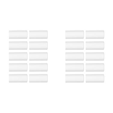 Imagem de 20 Rolos de Papel Térmico Adesivo para Mini Impressora, Rolos de Papel para Impressão Branco para Impressão Termossensível Papel Grosso Papel Fotográfico Rolo de Recibo de Papel