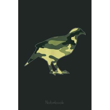 Imagem de Military Partridge Camo Men US Bird Quail Veteran Gift Notebook: US Navy Veteran Veterans Memorial Day, Journal 6 x 9, 110 Page Blank Lined Paperback Journal/Notebook Gift For Family Friends