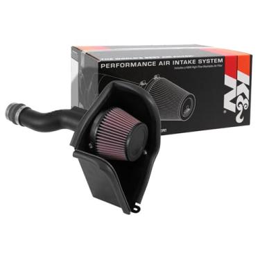 Imagem de K&N Kit de admissão de ar frio: Alto desempenho, garantido para aumentar a potência: Serve para Honda Civic 2016-2019, 1,5L L4,63-3516