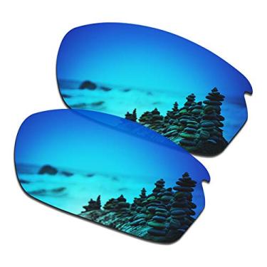 Imagem de SmartVLT Lentes de substituição masculinas Ice Blue para óculos de sol Oakley Carbon Shift OO9302