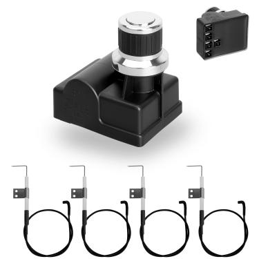 Imagem de BMMXBI Peças de reposição de ignição de 5 tomadas para peças Home Depot Nexgrill 720-0830H 720-0830X 720-0888N, kit de substituição de ignição de grelha DHL-128-5Q para peças de substituição de