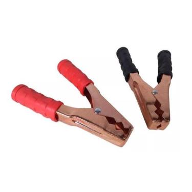 Imagem de Garra Jacare Par 500a Para Cabo De Bateria Chupeta Bestfer Veiculo Car