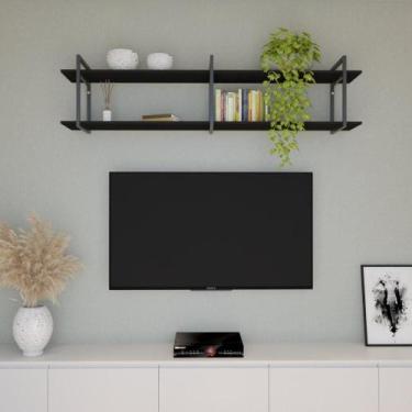 Imagem de Nicho estilo industrial prateleira sala prateleira de parede suporte p