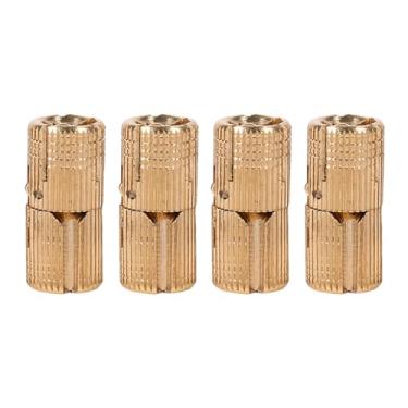 Imagem de Dobradiça oculta de 4 unidades/pacote, dobradiça invisível, dobradiças de aba de cobre para bancadas de caravana, mesas e vários projetos (10 mm)