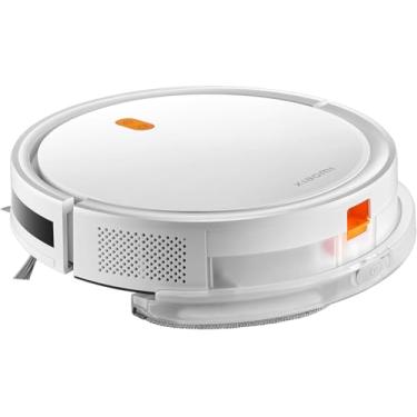 Imagem de Xiaomi Robot Vacuum E5 Ventilador de sucção potente de 2000Pa, Bateria de 2600mAh, configurações de 3 níveis de potência de sucção, Branco
