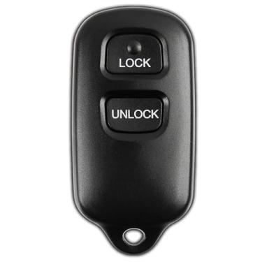 Imagem de KeylessOption Substituição de chaveiro para Toyota Camry Solara Sienna Corolla Matrix 1999-2008, controle remoto de entrada sem chave, 2 botões Panic GQ43VT14T, autoprogramação, não é uma máquina de