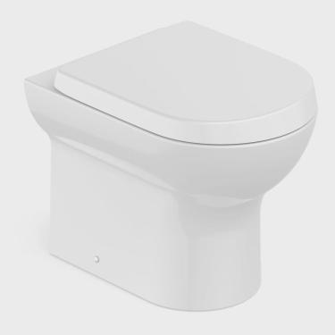 Imagem de Vaso Sanitário Convencional com Assento Queda Amortecida Nexo Roca