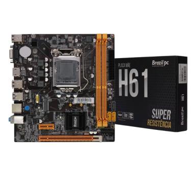 Imagem de Placa Mãe BrazilPC BPC-H61M.2-TG - lga 1155 DDR3 Chipset Intel H61 - M.2 USB - hdmi/vga - Micro atx