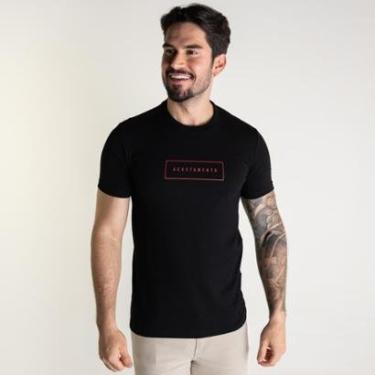 Imagem de Camiseta Acostamento Retangular Central Masculina-Masculino