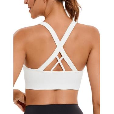 Imagem de Sutiã esportivo RUNNING GIRL High Impact Branco Tamanho M