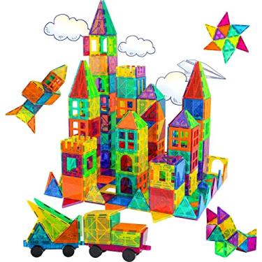 Imagem de Brastoy Blocos de Montar Magnéticos Construção Brinquedo Infantil Educativo STEAM (65Pcs)
