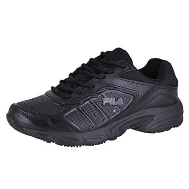 Imagem de Fila sapato de trabalho feminino Runtronic antiderrapante, Preto, 9.5