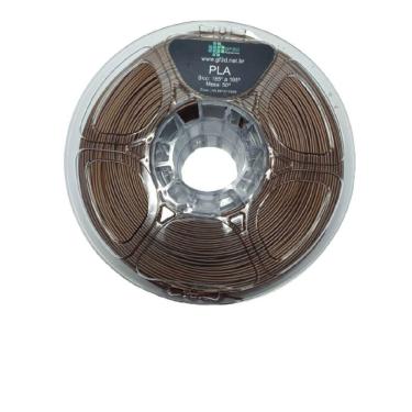 Imagem de Filamento Para Impressora 3D Pla Marrom 1Kg - Gf3d