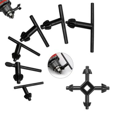 Imagem de TorSor Conjunto De 7 Chaves De Mandril De Broca 1/4 3/8 1/2 5/8 3/4 5/32'' 6 Tamanhos Chave De Mandril De Pressão De Fixação Chaves De Aperto Para Serviços Pesados Para Furadeiras Elétricas Com Fio