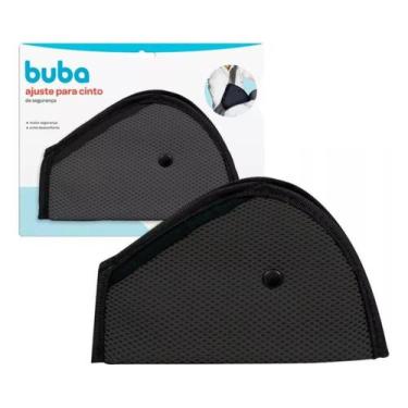 Imagem de Ajustador De Cinto De Segurança Infantil Protege Pescoço - Buba, Preto