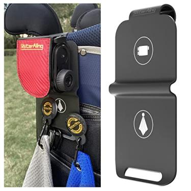 Imagem de SisterAling Almofadas de pouso de metal para bolsas de golfe, toalhas de golfe magnéticas, correias magnéticas de telêmetro com alcance enquanto joga - acessórios essenciais de golfe e presentes para homens (G-Pad-Pro)