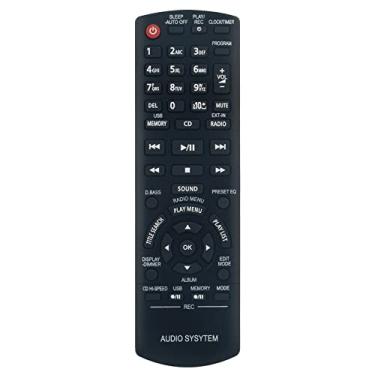 Imagem de Allimity Controle remoto substituído N2QAYB000637, adequado para sistema de áudio PANASONIC SA-AKX34PN-K SA-AKX52EB-K SA-AKX32PH-K SA-AKX32PN-K SA-AKX32PR-K SA-AKX34PH-K SA-AKX52GN-K SA-AKX52PN-K