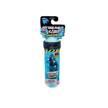 Imagem de Tubo De Ensaio Com 2 Mini Bonecos Swarms Coleção Mrbeast Lab  Candide