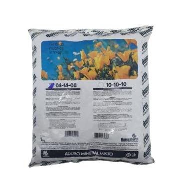 Imagem de Fertilizante mineral misto humusfertil adubo 04-14-08 fertilizare - 1k