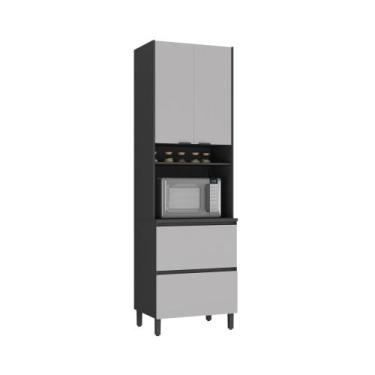 Imagem de Paneleiro 3 Portas 1 Gaveta Nicho Forno 100% MDF Lumina - Itatiaia - M