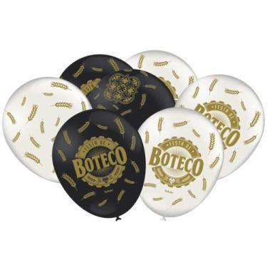 Imagem de 25 Bexigas Festa Tema Boteco Cerveja N9 - Fantasias Carol FC