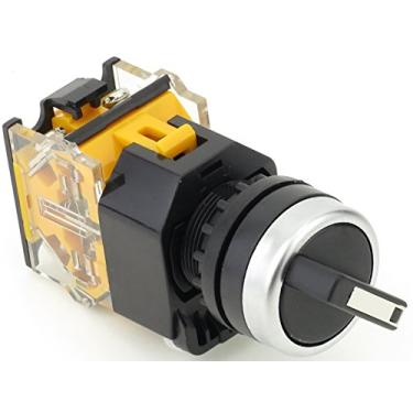 Imagem de PBC -SS22PMA-3 22 mm SSW-22-3 PRINCIPAL 3 POSIÇÕES MANTIDAS SELECTOR INTERRUPTOR