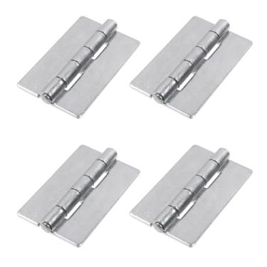 Imagem de Oedema 4 peças, dobradiças de porta de 10 cm, dobradiças internas quadradas, dobráveis, ferragens de porta para quarto, escritório, casa