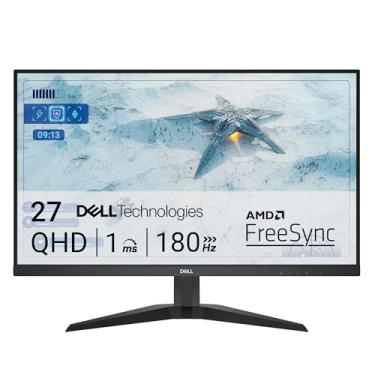 Imagem de Dell Monitor de jogos G2725D - QHD de 27 polegadas (2560 x 1440) até 180 Hz, tempo de resposta de 2 ms, tela 99% RGB, conectividade DisplayPort/HDMI, AMD FreeSync, Comfortview, inclinação ajustável